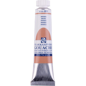 photo-Gouache - Extra-fine - Bronze - 811 - Finition mate - Talens - Tube de 20ml
