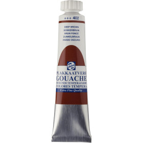 photo-Gouache - Extra-fine - Brun foncé - 402 - Finition mate - Talens - Tube de 20ml