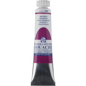photo-Gouache - Extra-fine - Violet rougeâtre - 545 - Finition mate - Talens - Tube de 20ml