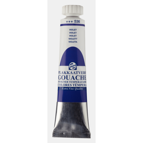 photo-Gouache - Extra-fine - Violet - 536 - Finition mate - Talens - Tube de 20ml