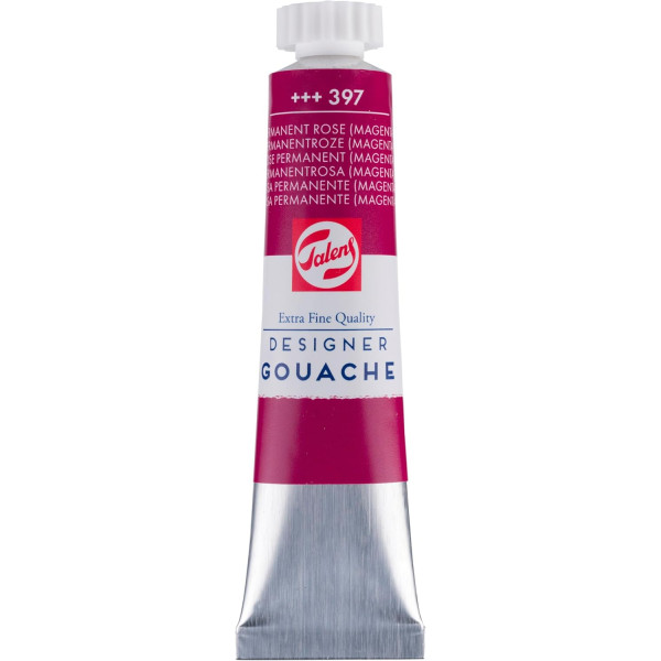 photo-Gouache - Extra-fine - Magenta - 397 - Finition mate - Talens - Tube de 20ml