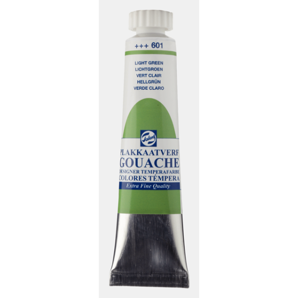 photo-Gouache - Extra-fine - Vert clair - 601 - Finition mate - Talens - Tube de 20ml