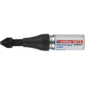 photo-Marqueur - Spray - Zones inaccessibles - Noir - Craie - Non permanent - Edding 8875