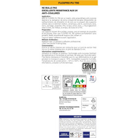 Mastic - Colle et joint - Gris - Intérieur/extérieur - Multi usages - Tous matériaux - Bostik PU790