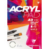 photo-Bloc - Acrylique - Gouache - A3 - 15 feuilles 285g - Blanc - Clairefontaine - Acryl Pad