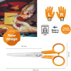 Ciseaux - Universels - Droitier et gaucher - Lame 16cm - Ergonomique - Fiskars