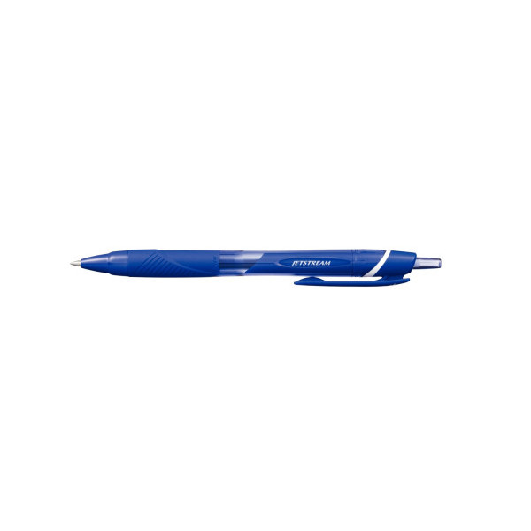 photo-Stylo roller - Bleu - Encre gel - Pointe moyenne - Rétractable - Uni-Ball - Jetstream Mix SNX150C