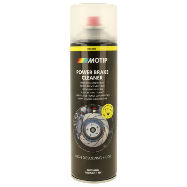 photo-Produit nettoyant freins - Dissout résidus - Non conducteur et non corrosif - Motip
