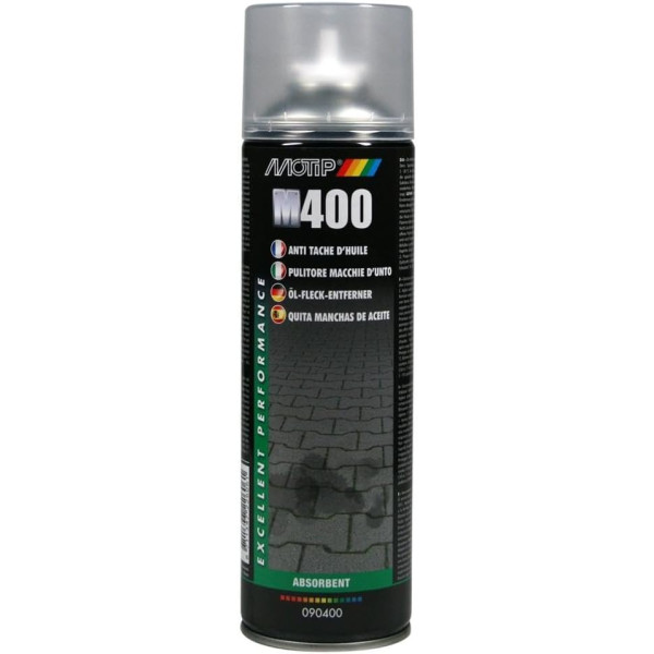 photo-Produit anti tâches d'huile - Pour béton et pierre - Rapide et efficace - Motip