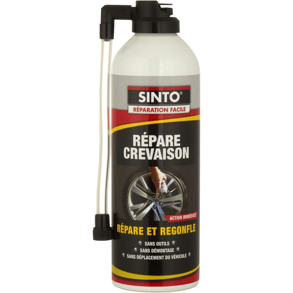 photo-Produit anti-crevaison - Pneus voiture et vélo - Sans changer la roue - Sinto