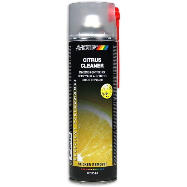 photo-Produit nettoyant - Élimine graisse, goudron, huile, cire, encre, résine et colle - Motip