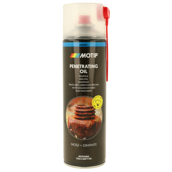 photo-Produit dégrippant - Contient du MOS2 et du graphite - Anticorrosion - Motip