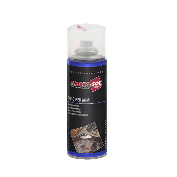 photo-Produit lubrifiant - Anticorrosion - Pour armes à feux - Nettoie et protège - Ambro-Sol