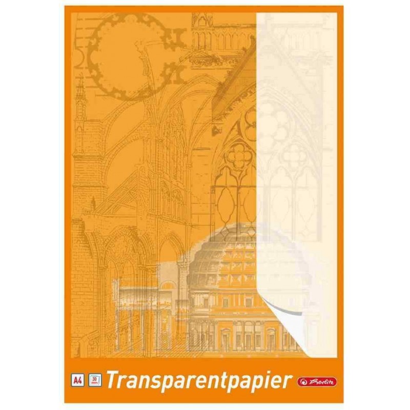 PAPIER CALQUE A4 30 FEUILLES - HERLITZ