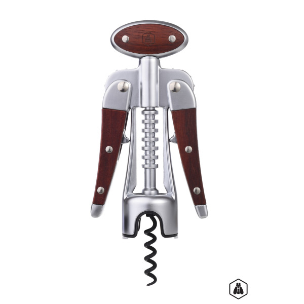 photo-Tire-bouchon - A levier - Métal et bois - Pour bouteille - Accessoire œnologie - Laguiole