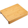 Planche à découper - Bois - Avec tiroir collecteur inox - 31x24x2,5cm - Cuisine - Laguiole