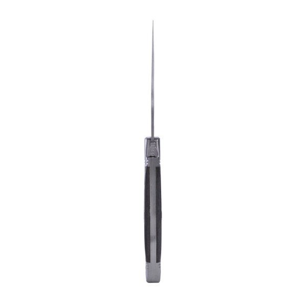 Couteau - Pliant - Gris arabesque - Lame acier inox - Compacte - Qualité premium - Laguiole