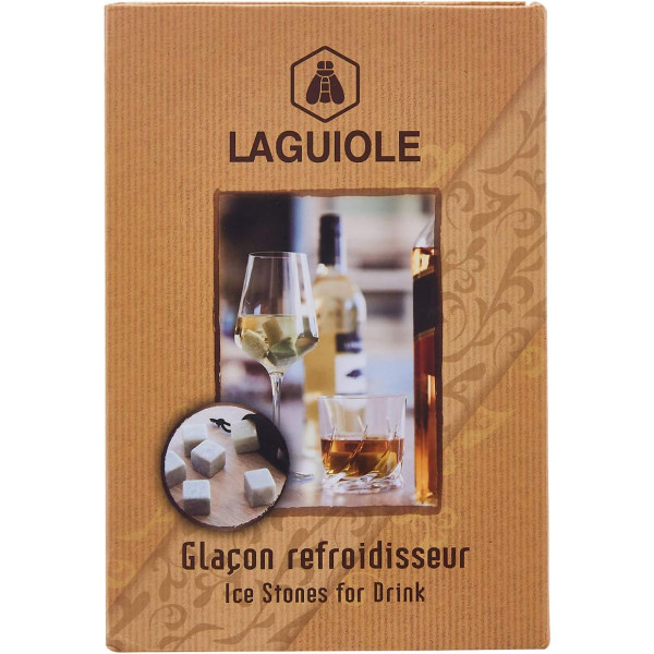 photo-Glaçons refroidisseurs - Pour refroidir sans dilution - Sans goût - Pierre naturelle - Laguiole