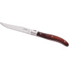 Couteaux à steak - Coffret 6 pièces - Lame acier inox - Manche bois - Laguiole