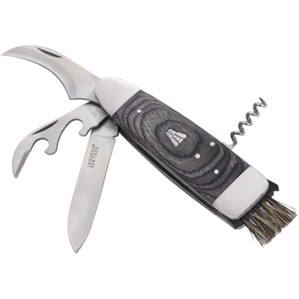 photo-Couteau - Pliant - 5 fonctions - Compacte - Lame acier inox - Idée cadeau - Laguiole