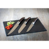 photo-Couteaux de cuisine - Coffret 3 pièces - Lame acier inox - Haute qualité - Laguiole