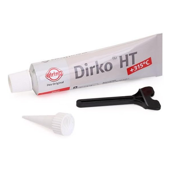 photo-Pâte à joint - Beige - Etanche - A base de silicone - Haute température - Dirko HT - Elring