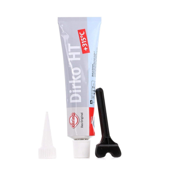 photo-Pâte à joint - Gris - Etanche - A base de silicone - Haute température - Dirko HT - Elring