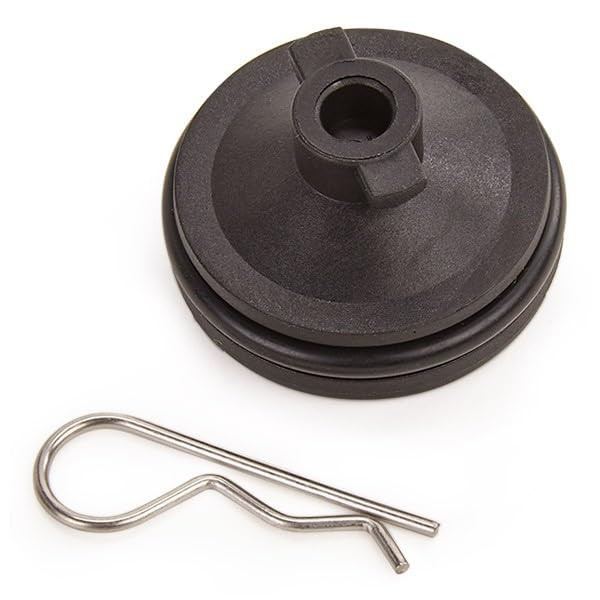 photo-Bouchon de vidange - Pour carter d'huile - Plastique - Avec bague d'étanchéité et agrafe- Elring