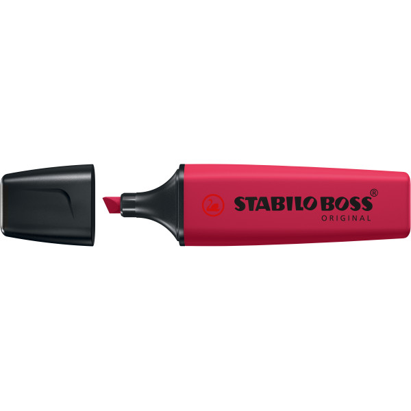 Surligneur - STABILO BOSS ORIGINAL - ColorNature - Vrai rouge