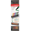 photo-Feutres - Dessin - Stabilo - Point88 - Mine 1mm - Boite de rangement - 10 couleurs