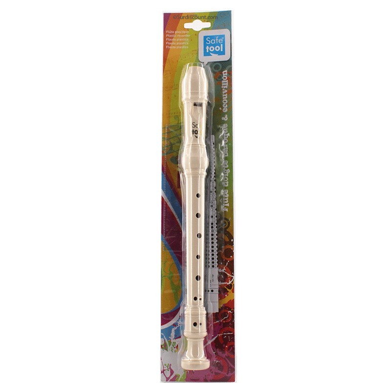 Flûte plastique doigté baroque et écouvillon - Safe tool