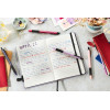 Stylos bille - Stabilo - Pointball - 4 couleurs pastel - Encre fluide - Pointe moyenne