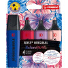 photo-Surligneurs - Stabilo BOSS - NatureColors - 4 couleurs douces - Bureau - Scolaire