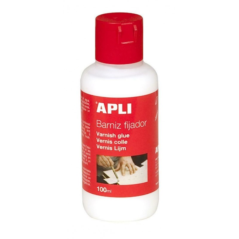 photo-Vernis colle - Brillant - Sans solvant - Loisirs créatifs - Bidon 80ml - Apli