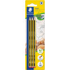 photo-Crayon graphite - HB - Lot de 3 - Idéal pour l'écriture, dessin, école, bureau - Staedtler Noris