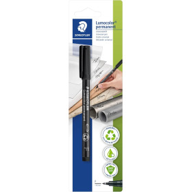 photo-Feutre - Indélébile - Permanent - Noir - Pointe fine - Tous supports - Staedtler Lumocolor