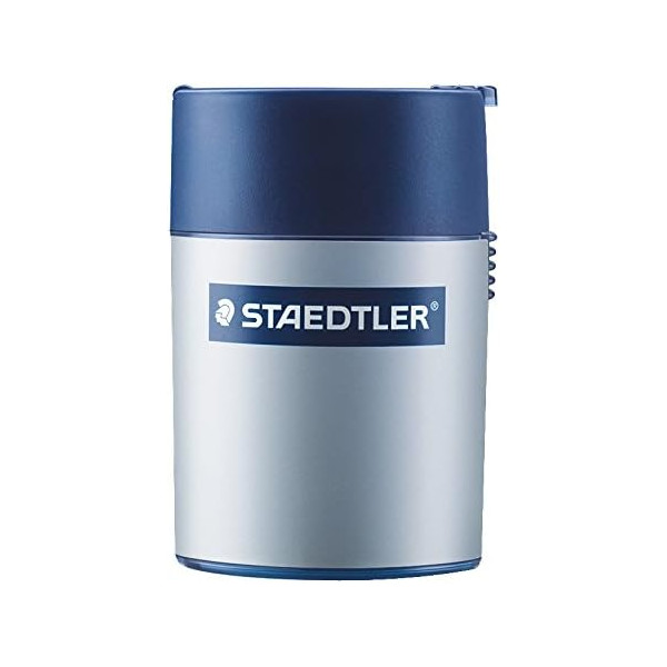 Taille-crayon - Avec réservoir plastique - 2 trous - Pour crayon standard - Staedtler