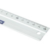 Règle - 15 cm - Plate - Aluminium - Anti-dérapant - Idéal bureau, scolaire - Staedtler