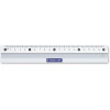 Règle - 20 cm - Plate - Aluminium - Anti-dérapant - Idéal bureau, scolaire - Staedtler