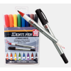 Feutres - Encre à alcool - Permanent - 8 couleurs - Double pointe - Sakura IdentiPen