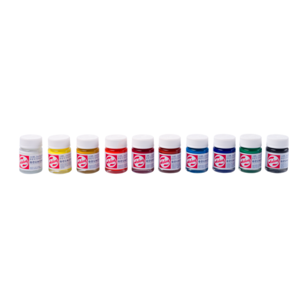 Gouache - Extra-fine - Coffret 10 pots de 16ml - Beaux-arts - Talens