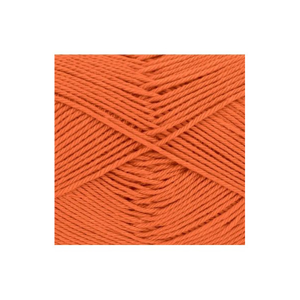Pelote de laine - Citrouille - 175 - 100% coton - 3/4 mm - Gründl - Cotton Quick Uni