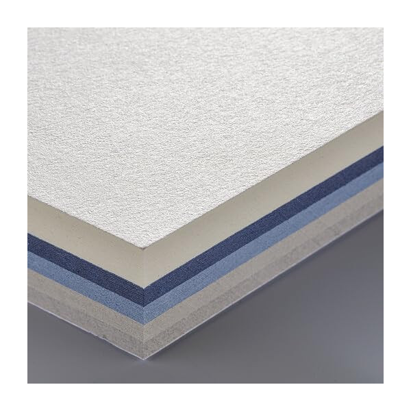 Bloc - Multi techniques - A4 - Papier teinté - Tons froids - 50 feuilles - 180g - Talens