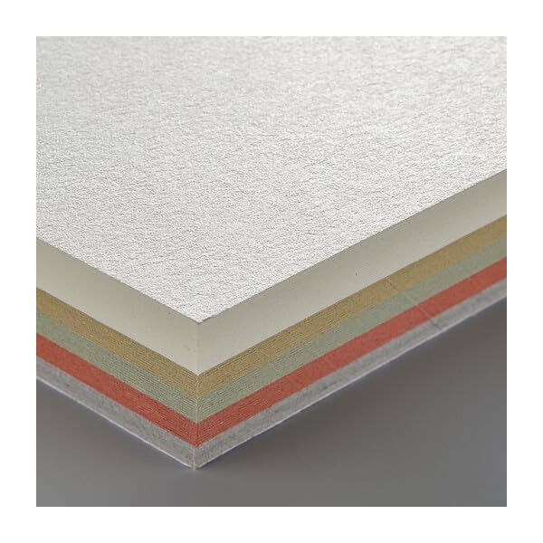 Bloc - Multi techniques - A4 - Papier teinté - Tons chauds - 50 feuilles - 180g - Talens