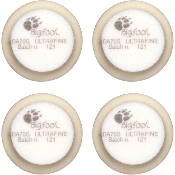 photo-Tampons de polissage - Mousse velcro - 50 à 70mm diamètre - D-A Ultra fine - Rupes