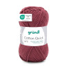 photo-Pelote de laine - Bordeaux - 155 - 100% coton - 3/4 mm - Gründl - Cotton Quick Uni