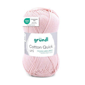 photo-Pelote de laine - Nude - 149 - 100% coton - 3/4 mm - Gründl - Cotton Quick Uni