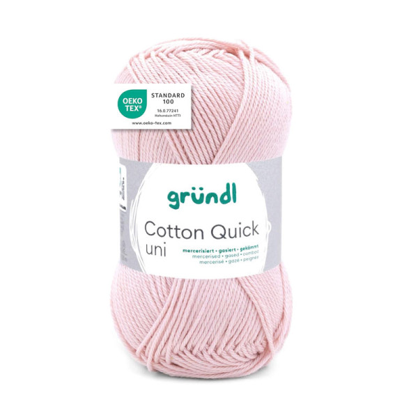photo-Pelote de laine - Nude - 149 - 100% coton - 3/4 mm - Gründl - Cotton Quick Uni