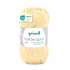 photo-Pelote de laine - Coquille œuf - 152 - 100% coton - 3/4 mm - Gründl - Cotton Quick Uni