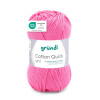 photo-Pelote de laine - Framboise - 107 - 100% coton - 3/4 mm - Gründl - Cotton Quick Uni